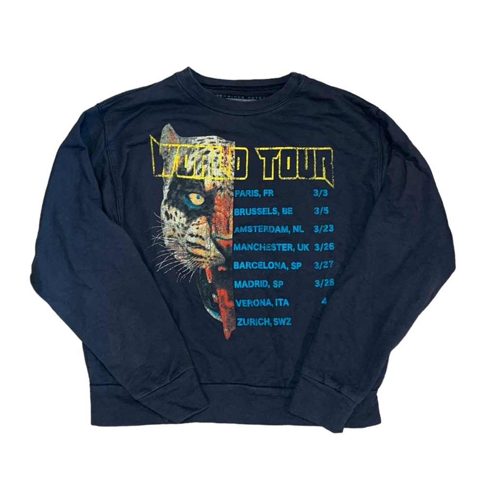 Prince Peter Collection Graphic “World Tour” Long Sleeve Top Size XS